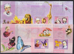 Congo 2006  Les Grands Medicins 4 M/s IMPERFORATED ** Mnh (F4941) - Neufs