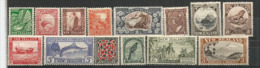 Série Definitive Année 1935,  14 Timbres Neufs *, Avec Légères Traces Charnière. Yv. 193/206. Côte 250,00 € - Nuovi