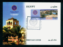 EGYPT / 2013 / TOURISM / HURGHADA / MAKADI ( RESORT ; GOLF & SPA ) / FDC - Lettres & Documents