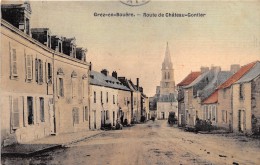 ¤¤   -    GREZ-en-BOUERE  -  Route De Chateau-Gontier   -  Carte Toilée -   ¤¤ - Crez En Bouere