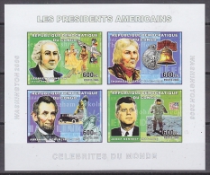 Congo 2006 American Presidents M/s IMPERFORATED  ** Mnh (26940F) - Nuovi