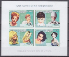 Congo 2006 Actrices Celebres  M/s IMPERFORATED ** Mnh (26940H) - Ungebraucht