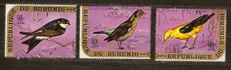 Burundi 1970 OBCn° PA LP 174 176 177 *** MNH Cote 24 Euro Faune Oiseaux Vogels Birds - Ongebruikt