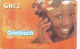 Ghana, GH C 2, Onetouch, Always In Touch, 2 Scans. - Ghana