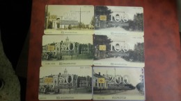 Moldova-second Series Pass Around The Card-(set 6 Cards)-25,50,50,100,100,200-used Card+5card Prepiad Free - Moldavie