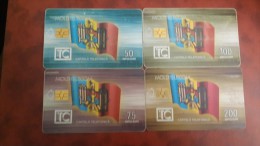 Moldova-  Three Series Pass Around The Card-(set 4 Cards)-,50,75,100,200,-used Card+4card Prepiad Free - Moldavie