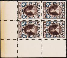 1908. Queen Charlotte Amalie. 4-Block. (Michel: 1908) - JF192301 - Danish West Indies