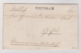 Heimat SG WITTENBACH 1847-01-13 Amtlich Brief Nach Gossau - 1843-1852 Kantonalmarken Und Bundesmarken