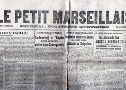 Mercredi 30 Juillet 1919 - Le Petit Marseillais