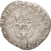 Monnaie, France, Douzain Aux Croissants, 1552, La Rochelle, TB, Billon - 1547-1559 Hendrik II