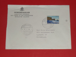 Island Iceland 1968 Cover Brief Reykjavik - Köln - Cartas & Documentos