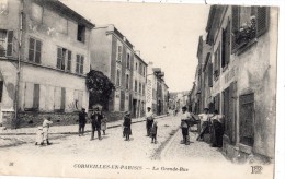 CORMEILLES-EN-PARISIS LA GRANDE-RUE TRES ANIMEE - Cormeilles En Parisis