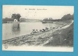 CPA 251 - Laveuses Blanchisseuses Lavandières Barrage Et L'Ecluse BOIS LE ROI 77 - Bois Le Roi