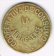 Moneda Cooperativa De Consumo Andresense. SAN ANDRES (Barcelona) 1928, 10 Cts - Professionnels/De Société