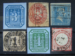 Altdeutschland - Mix 1858 - 68 Aus. Mi.Nr.1 - 16 Kat.48,-   Gestempelt    (B264) - Colecciones