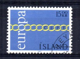 Iceland - 1971 - 15k Europa - Used - Gebraucht