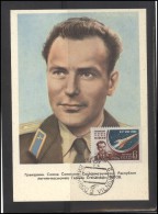 RUSSIA USSR Private Maximum Card LITHUANIA VILNIUS VNO-klub-068 Space Exploration TITOV - Local & Private