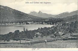 Arth Und Goldau Mit Zugersee           1905 - Arth