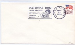 USA NATIONAL DOG WEEK STATION 1991 EDISON (g160297) - Otros & Sin Clasificación