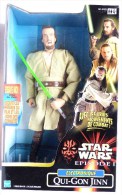 BOITE FIGURINE Poupée 12 Pouces STAR WARS LA GUERRE DES ETOILES - QUI-GON JINN - Episodio I