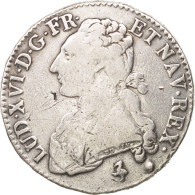 Monnaie, France, Louis XVI, 1/2 Écu, 1/2 ECU, 44 Sols, 1790, Paris, TB+ - 1715-1774 Louis  XV The Well-Beloved