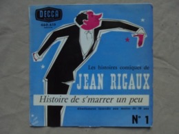 Disque Vinyle 45 T Les Histoires Comiques De JEAN RIGAUX N° 1 - Humor, Cabaret