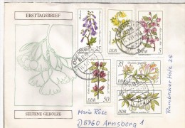 ALEMANIA DDR LOBENSTEIN CC SELLO FLORA PLANTAS VEGETAL - Plantes Médicinales