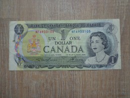 BILLET UN DOLLAR CANADA 1973 - Canada