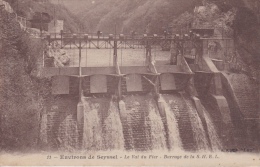 16 / 1 / 320  -   ENV  DE    SEYSSEL  ( 74 )   - LE  VAL  DU  FIER  -  BARRAGE  DE  LA  S H.E.L. - Seyssel