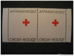 Afranchisez Croix Rouge Pair - Croce Rossa