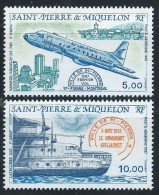 St Pierre Et Miquelon - 1987  -  Hawker Siddeley HS 748 + Latécoère -  PA 64/65 - Neuf ** - MNH - Ungebraucht