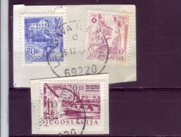 SARAJEVO-SKOPJE-ZAGREB-DEFINITIVES-POSTMARK-LENDAVA-SLOVENIA-YUGOSLAVIA-1983 - Used Stamps