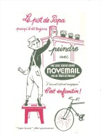 Buvard NOVEMAIL Le Pot De Papa Puisqu'il Dit Toujours Peindre Avec NOVEMAIL C'est Enfantin - Peintures