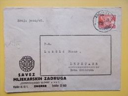 316 - ZAGREB, SAVEZ MLJEKARSKIH ZADRUGA, Co-operative Union Lait, UNION Co-operative Milk - Lettres & Documents