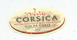 étiquette , VIN DE CORSE , VIVA CORSICA , 2000 - Rouges
