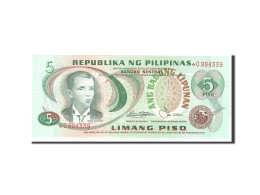 Billet, Philippines, 5 Piso, 1978, Undated, KM:160c, NEUF - Philippines