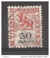 Canton Bern Berne Stempel Marke Timbre 50c Ours Bear Oso Bär - Steuermarken