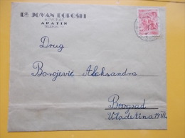 608 - APATIN, Lawyer, AVOCAT JOVAN DOROSKI - Lettres & Documents