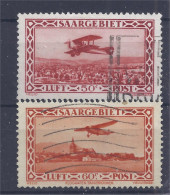 Sarre - 1928-1932 - Yvert PA N° 1 Et 3 Oblitérés - Airmail