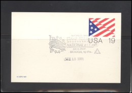 USA B2 Postal History Post Card USA B2 014 Special Cancellation ASDA Stamp Festival - Poststempel