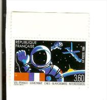 France Neuf -  2571  Année 1989 -Vol Français - Soviétique CNES Glavcosmos Intercosmos - Autres & Non Classés