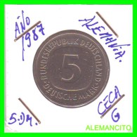 ALEMANIA FEDERAL  MONEDA DE 5 DM  1975-2001 - 5 Mark