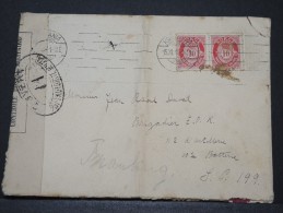 NORVEGE - Env Avec Controle De Censure Française De Kristina Pour France - Nov 1916 - Pli Vertical - A Voir - P 16103 B - Brieven En Documenten