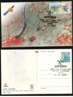 India  2007  Space Research Organisation  Einstein  Satelite  Card   # 88712  Inde Indien - Africa