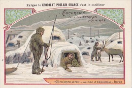 Chromos - Chocolat Poulain - Exploration Polaire - Pole Nord - Expédition Polaire  - Polar Area - Poulain