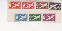 AFRIQUE EQATORIALE FRANCAISE- TIMBRES POSTE AERIENNE N° 22 A 28 NEUF X -ANNEE 1941 - Ongebruikt