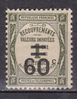 N° 52  Taxes 60 C.s1c Olive : Timbre Neuf Légère Trace De  Charnière Impéccable - 1859-1959 Neufs