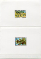 NOUVELLE-CALEDONIE EPREUVES DE LUXE DES N°431/432 FLORE DE NOUVELLE-CALEDONIE - Ongetande, Proeven & Plaatfouten