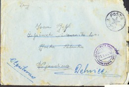 YUGOSLAVIA - CROATIA - PARTISAN WAR POST - POSTMARK COURIER  RELAY  STATION  DELNICE - 17. IV 1945. - Lettres & Documents