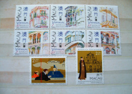 Macau 1997 - Mint Houses Buildings Paintings - Gebraucht